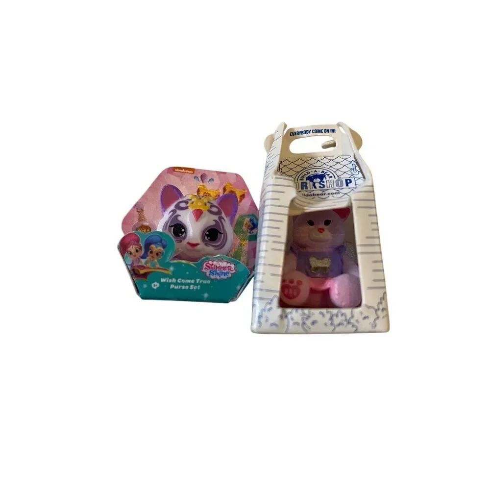 Lot of 2 Zuru Mini Build A Bear Nickelodeon Shimmer Shine Collectible Girl Toy D